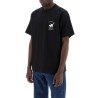 "graphic embroidered icons t-shirt with