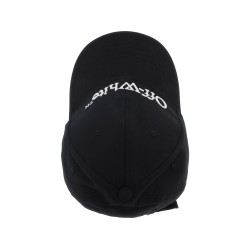 embroidered logo baseball cap with