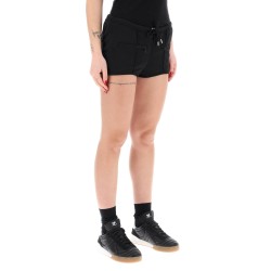 "jersey interlock mini shorts