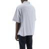 pegasus striped bowling shirt