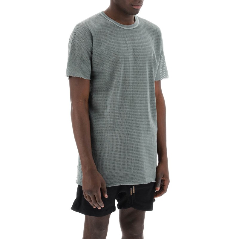 cotton perforated t-shirt