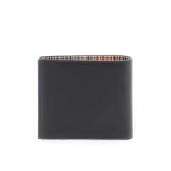 signature stripe bifold wallet