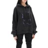 hooded sweatshirt with graphic print