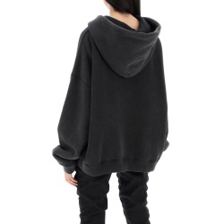 hooded sweatshirt with graphic print