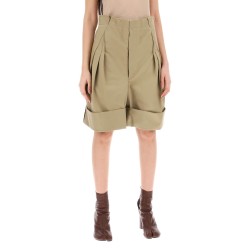 wide-legged chino bermuda shorts with