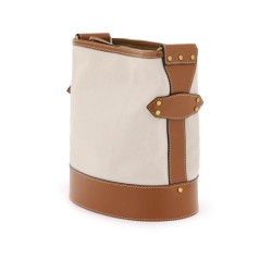 samara cotton canvas shoulder bag