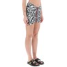 geraldina animalier mini skirt