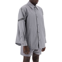 nylon ripstop overshirt in