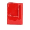 bifold patent leather wallet in