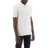 short-sleeved cotton polo shirt for