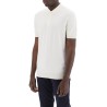 short-sleeved cotton polo shirt for