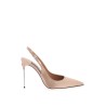 satin slingback decol