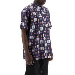 short-sleeved shirt with andy warhol print