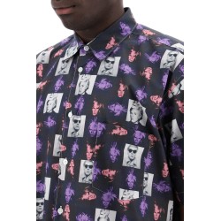 short-sleeved shirt with andy warhol print