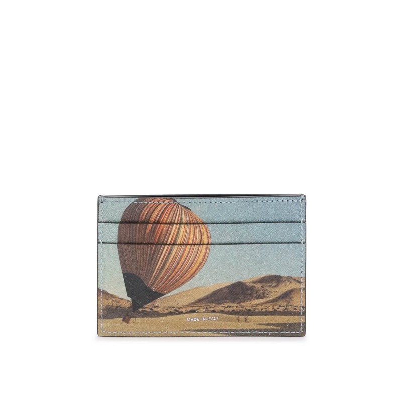 signature stripe balloon card holder