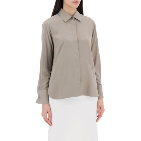 silk canvas candia shirt in