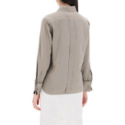 silk canvas candia shirt in