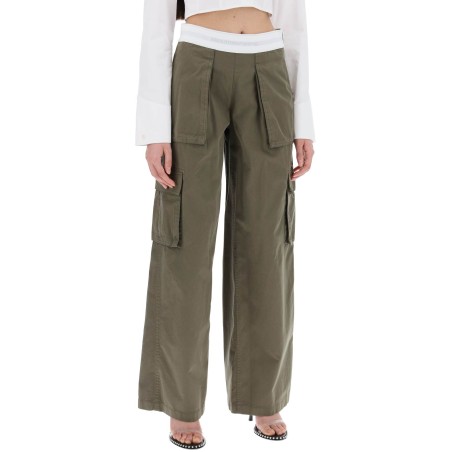 rave cargo pants with elastic waistband