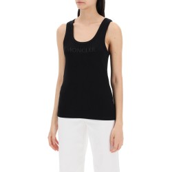 sleeveless ribbed jersey top