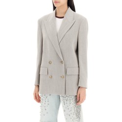 double-breasted blazer in h