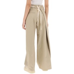 cotton gabardine trousers