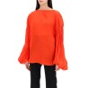 "quico blouse with puffed sleeves