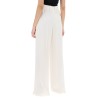 double pleated palazzo pants with