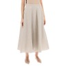 linen canvas skirt for women