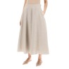 linen canvas skirt for women