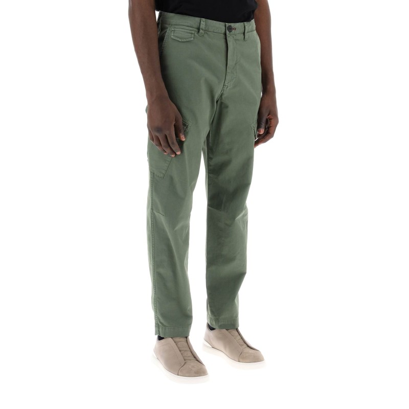 stretch cotton cargo pants for men/w