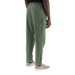 stretch cotton cargo pants for men/w