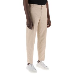 Pantaloni chino in gabardina di cotone