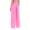 silk organza tailored pants in nine