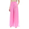 silk organza tailored pants in nine