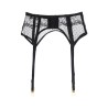 lace garter belt with logo