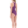 ribbed lycra one-piece swims