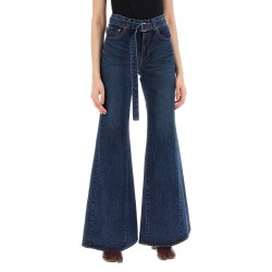 boot cut jeans with matching belt