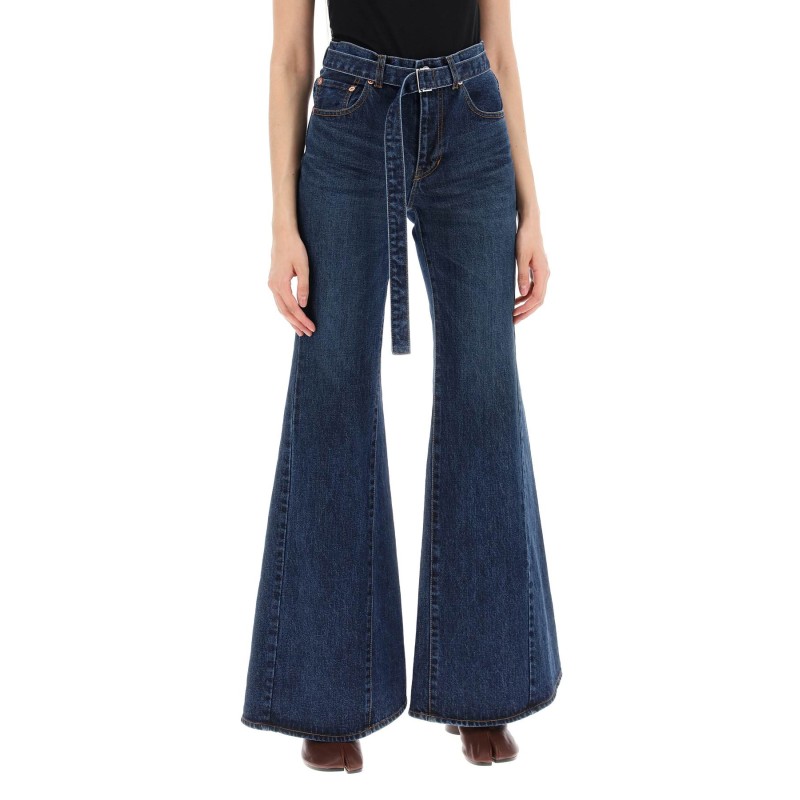 boot cut jeans with matching belt