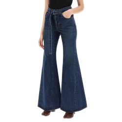 boot cut jeans with matching belt