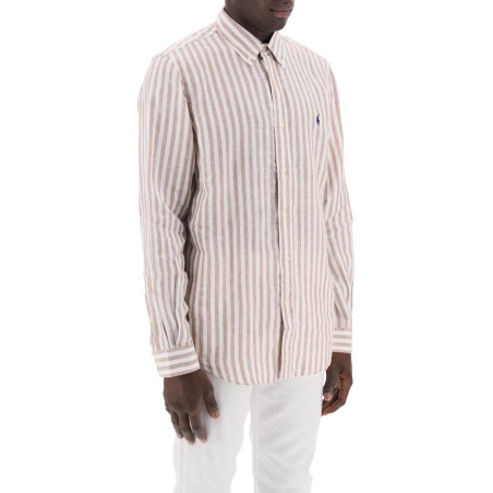 striped custom-fit shirt