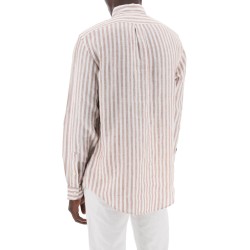 striped custom-fit shirt