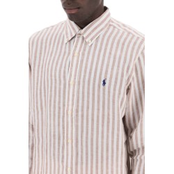 striped custom-fit shirt