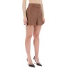 "soft hammered leather selleria shorts