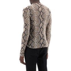 long-sleeved silk t-shirt for