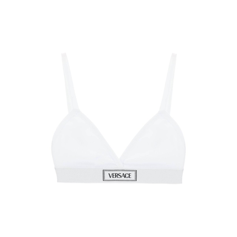 '90s logo ribbed bralette