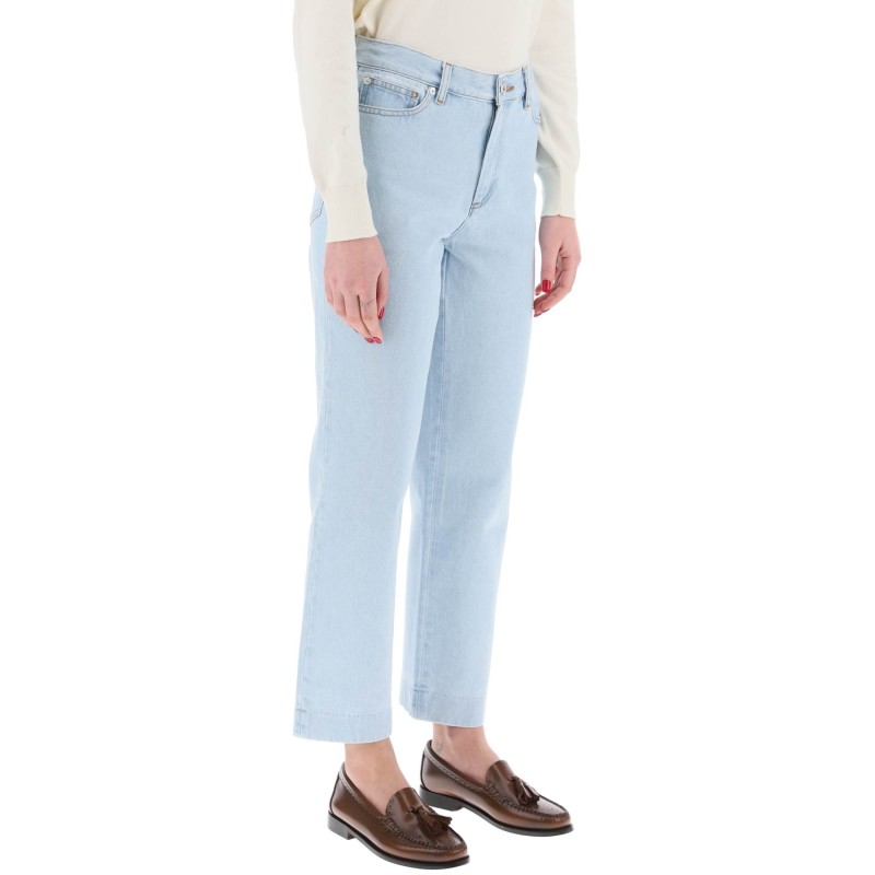 new sailor straight cut cropped jeans