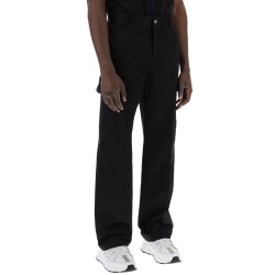 cotton gabardine cargo pants in