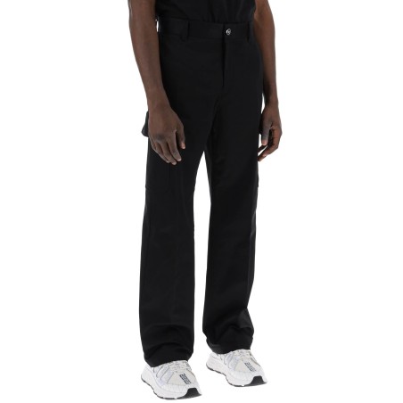 cotton gabardine cargo pants in