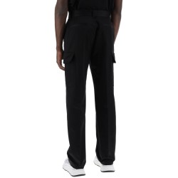 cotton gabardine cargo pants in