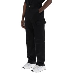 cotton gabardine cargo pants in